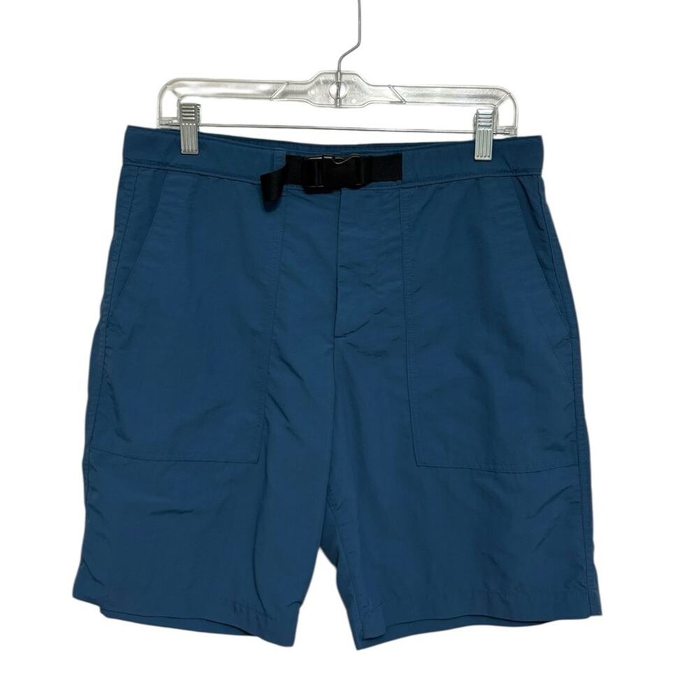 GAP Men’s Recycled Nylon Hiking Shorts in Indigo Slate (Blue) - Size 32